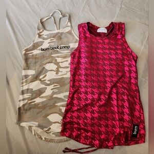 2 burn boot camp Tank Tops XS
